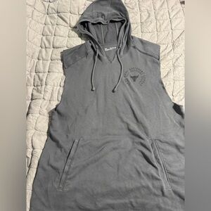 Under Armour Gray Sleeveless Hoodie